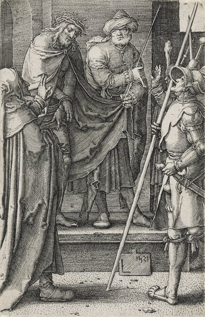 Ecce Homo, 1521 (Gravur) von Lucas van Leyden